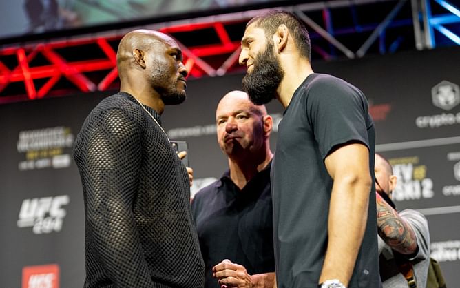 "Not good for business" - Kamaru Usman discusses why UFC avoided Khamzat Chimaev matchup earlier, claims they feared he'd spoil 'Borz's' hype