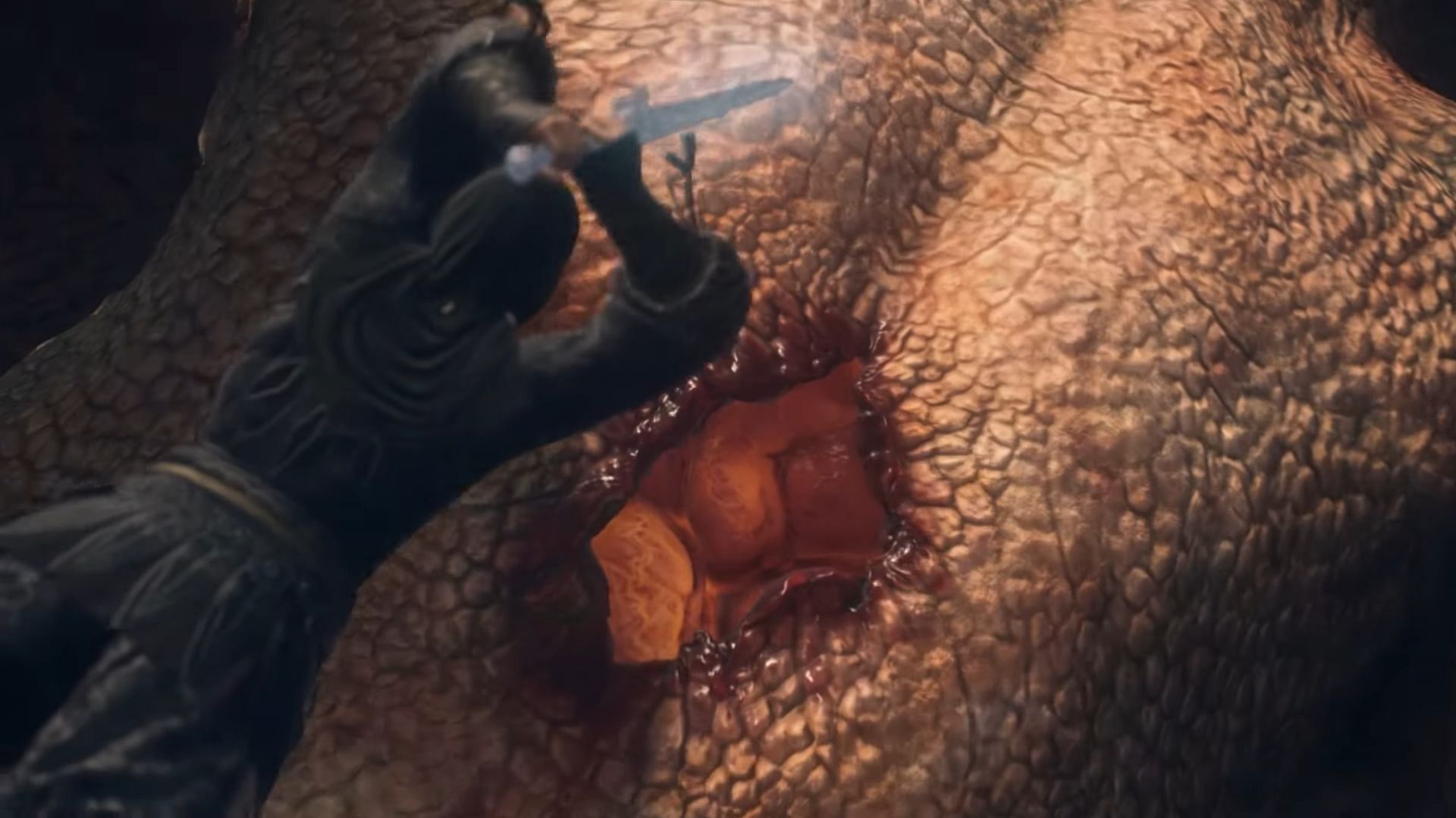 Plunge the Godsbane Blade to complete the true Dragon&#039;s Dogma 2 ending. (Image via Capcom || Ark「アーク」on YouTube)