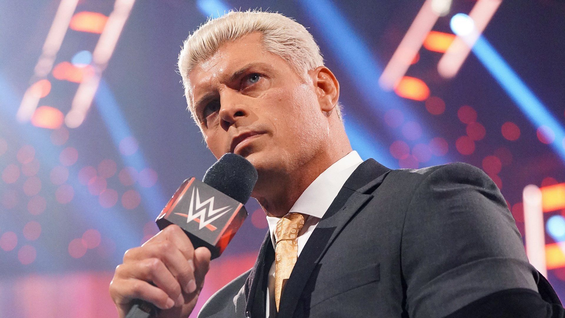 Cody Rhodes speaks to the WWE Universe on RAW