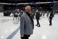 Brett Hull at the 2020 Honda NHL All-Star Game