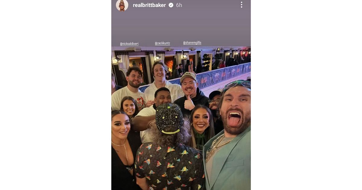 Britt Baker was spotted with Deonna Purrazzo and Mojo Rawley