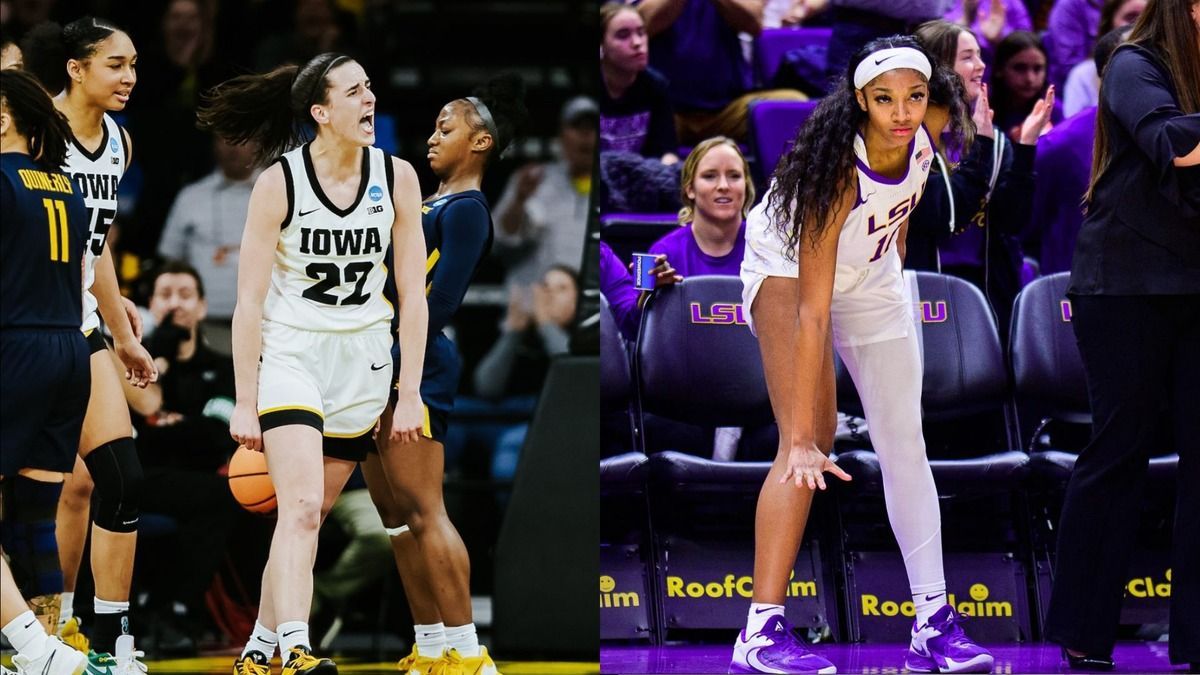 WATCH: Viral video of $1.8M NIL-valued Angel Reese taunting Iowa's Caitlin  Clark resurfaces ahead of Elite Eight matchup