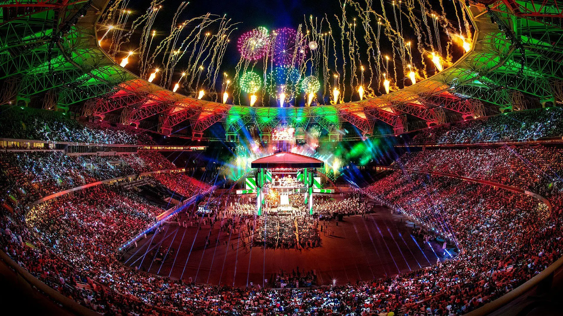 The WWE Universe packs stadium in Jeddah, Saudi Arabia