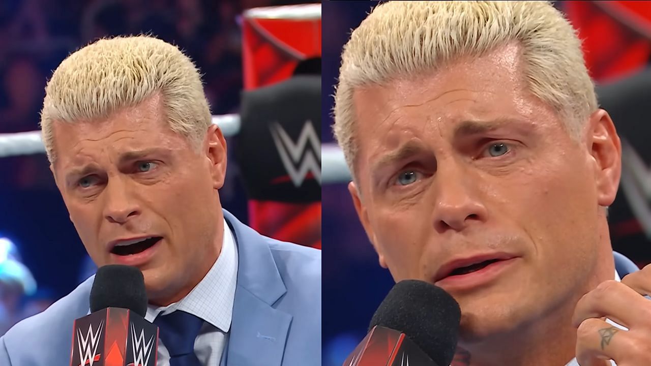 Cody gets emotional on RAW (via WWE