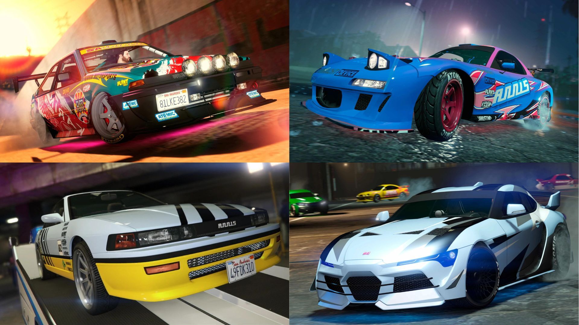 GTA 5 drift tuning cars