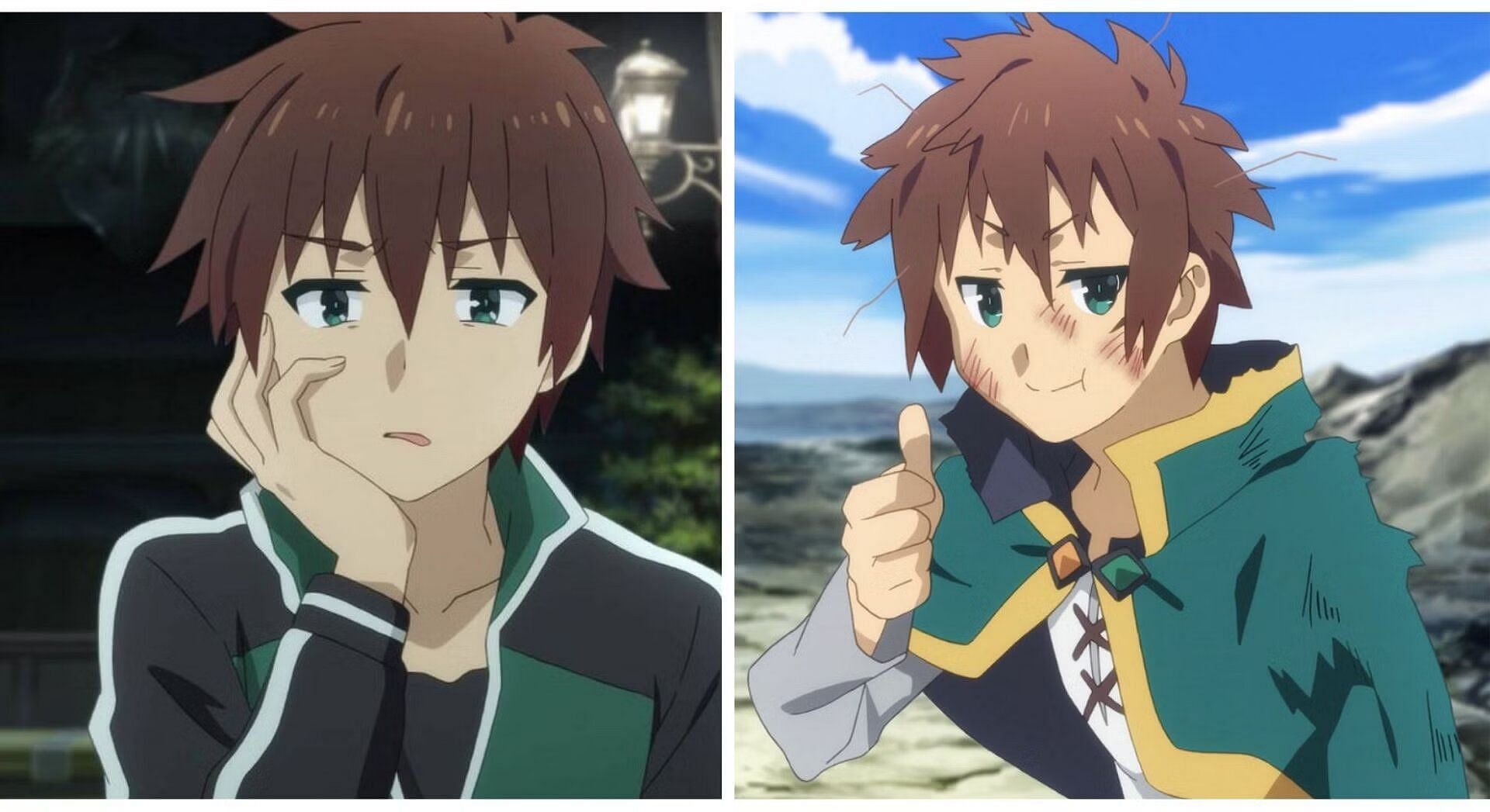 Kazuma Sato before and after (Image via Studio Deen/Drive)