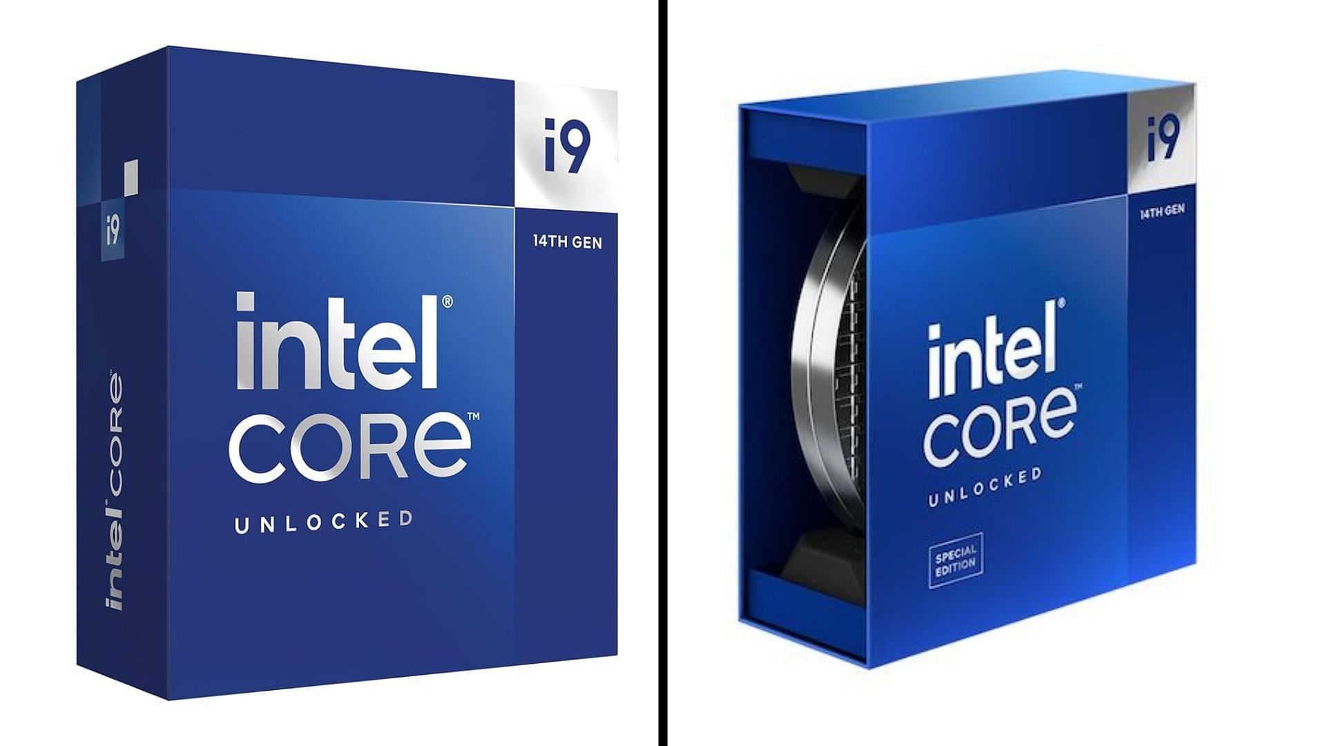 The Intel Core i9-14900K and i9-14900KS are some of the most powerful chips today (Image via Intel and Amazon)