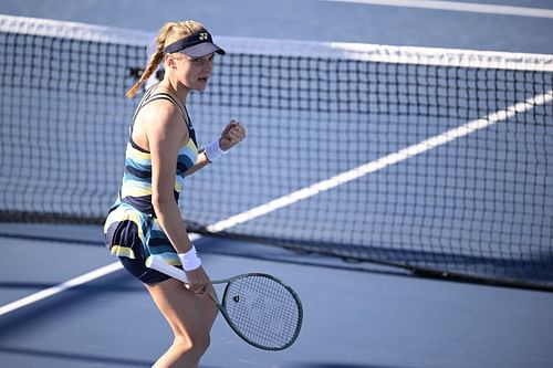 Dayana Yastremska at the 2024 San Diego Open.