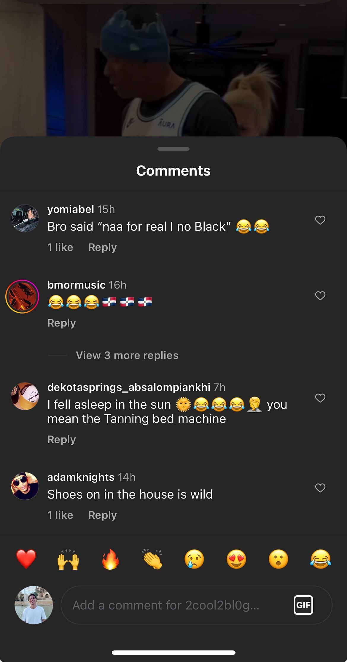 IG comments