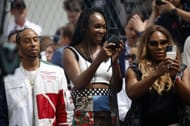 Serena Williams and Venus Williams at the Miami Grand Prix