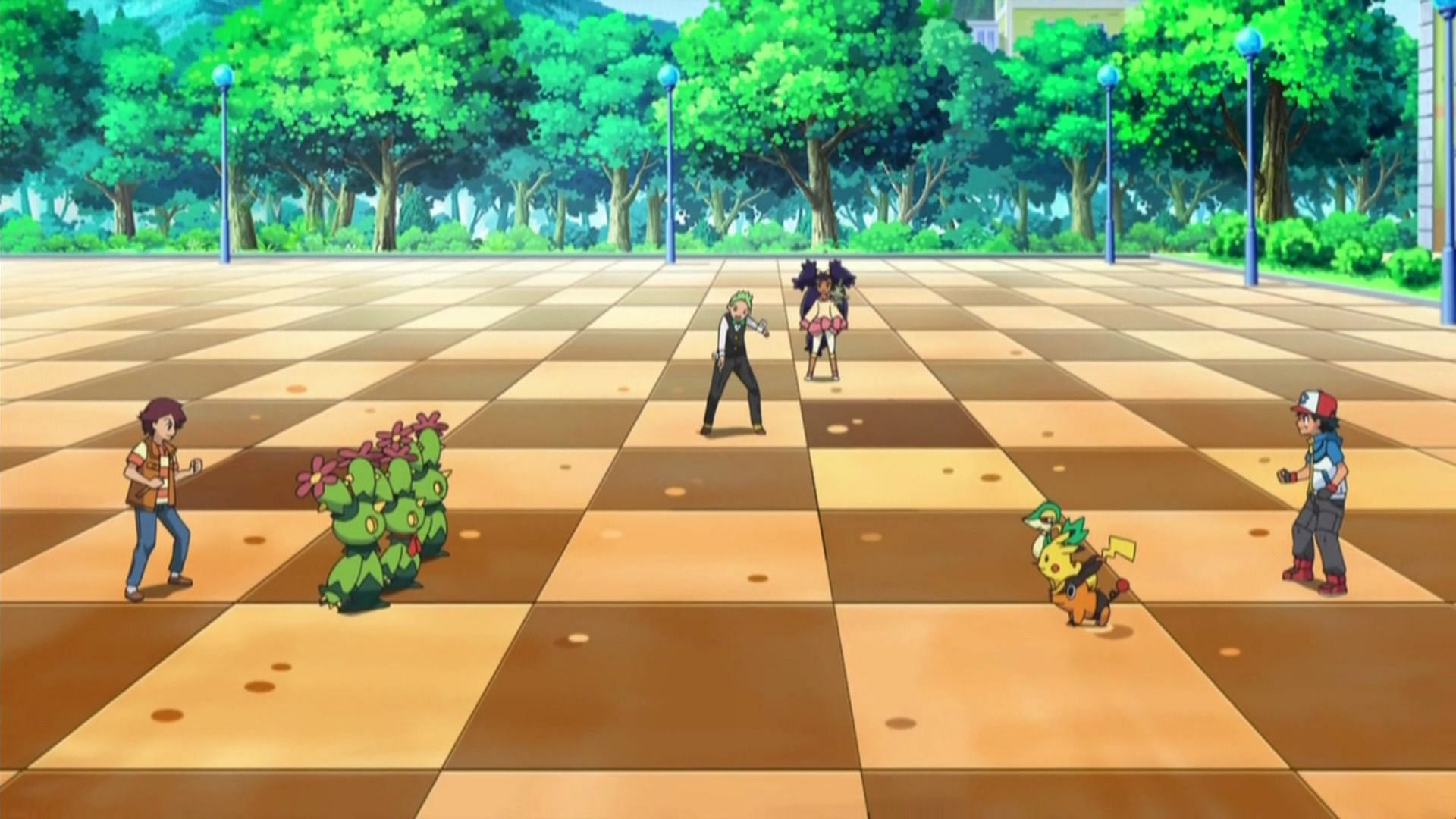 Triple Battles and Rotation Battles were rarely present in the three games they were in and have never come back since. (Image via The Pok&eacute;mon Company)