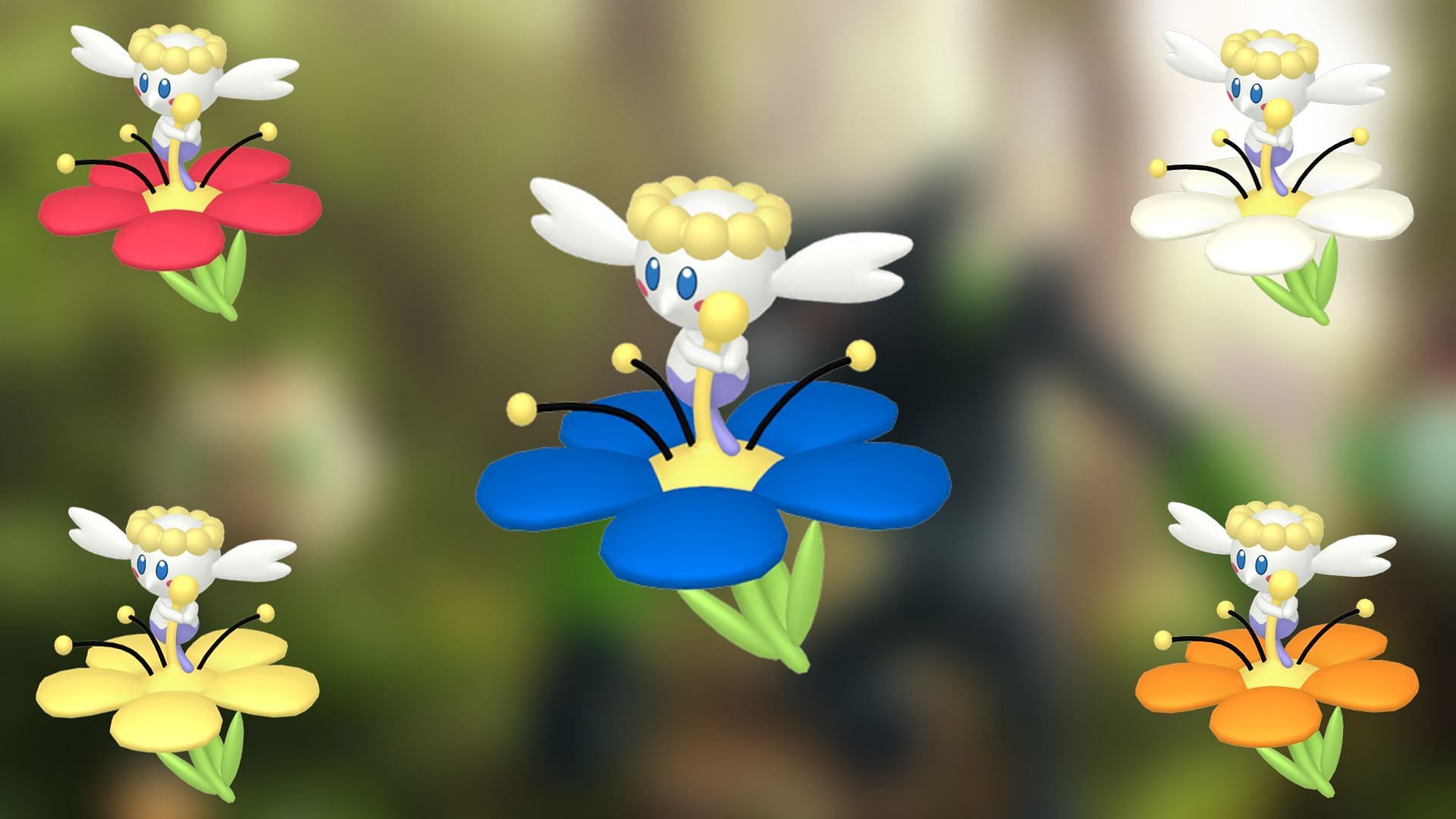 Shiny Flabebe debuted in the Verdant Wonders event (Image via Niantic)