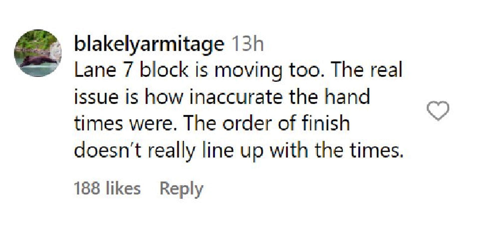 A fan highlighted that another block was moving as well.