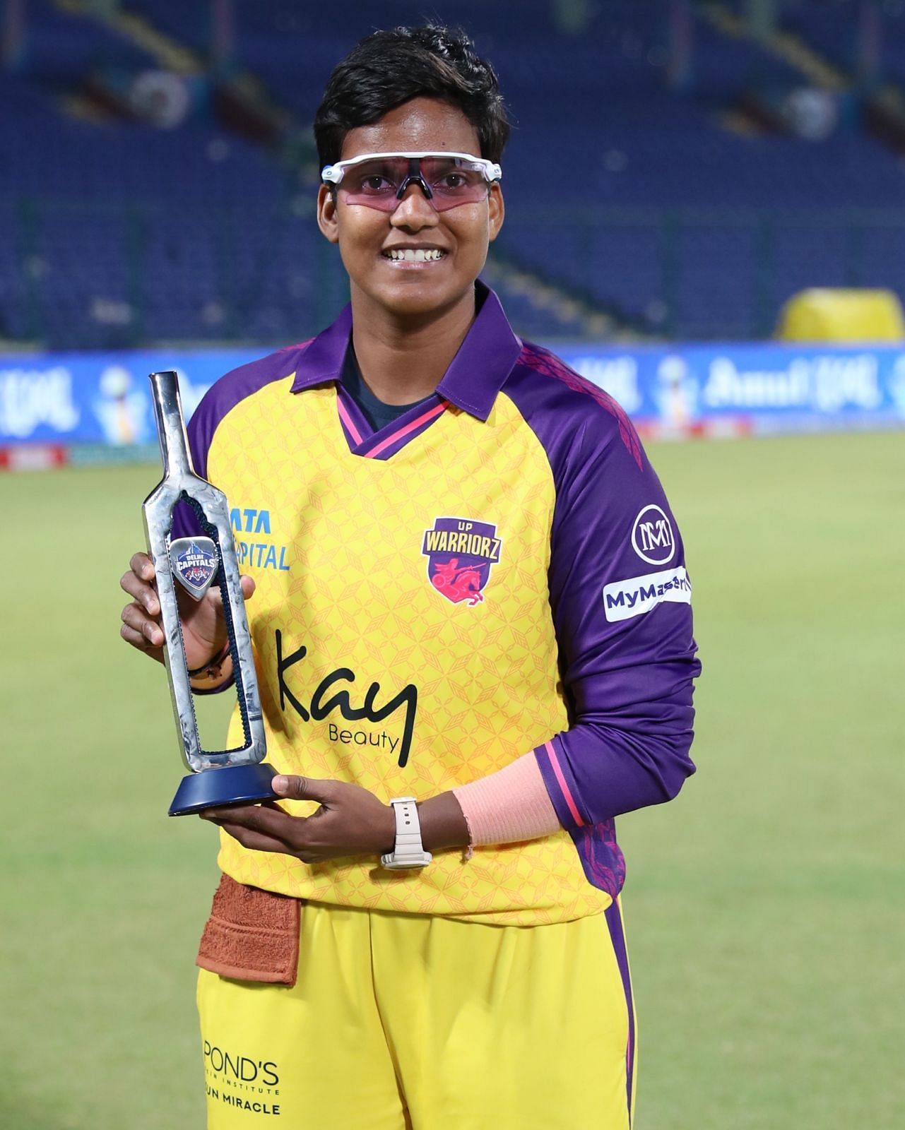 Deepti Sharma won the PoTM for all-round performance (Source: X / UPWarriorz)