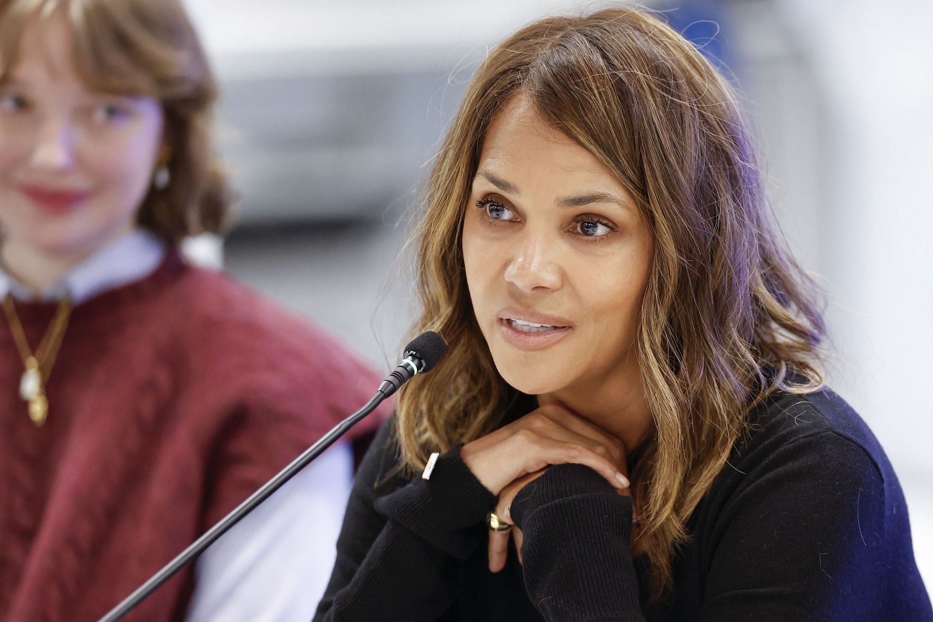 First Lady Jill Biden And Halle Berry Visit The University Of Illinois Chicago Highlighting Women