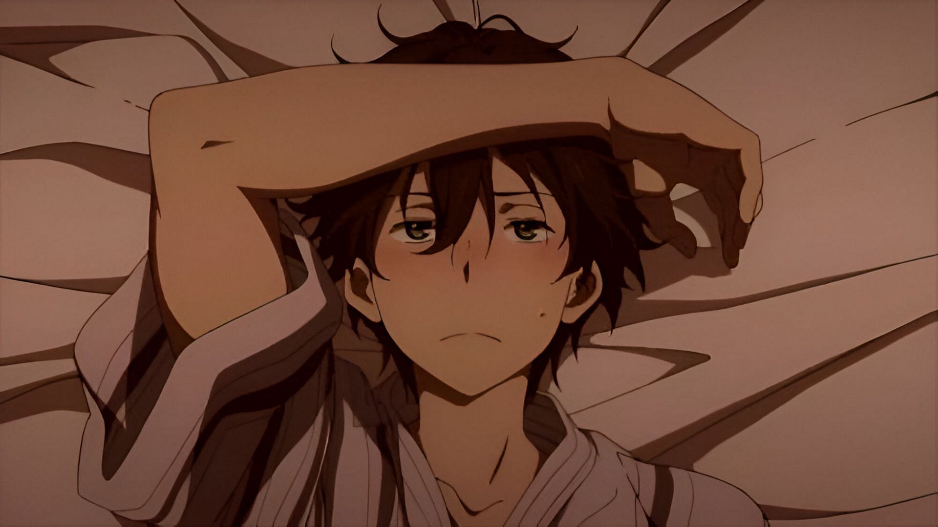 Oreki as seen in the anime (Image via KyoAni)