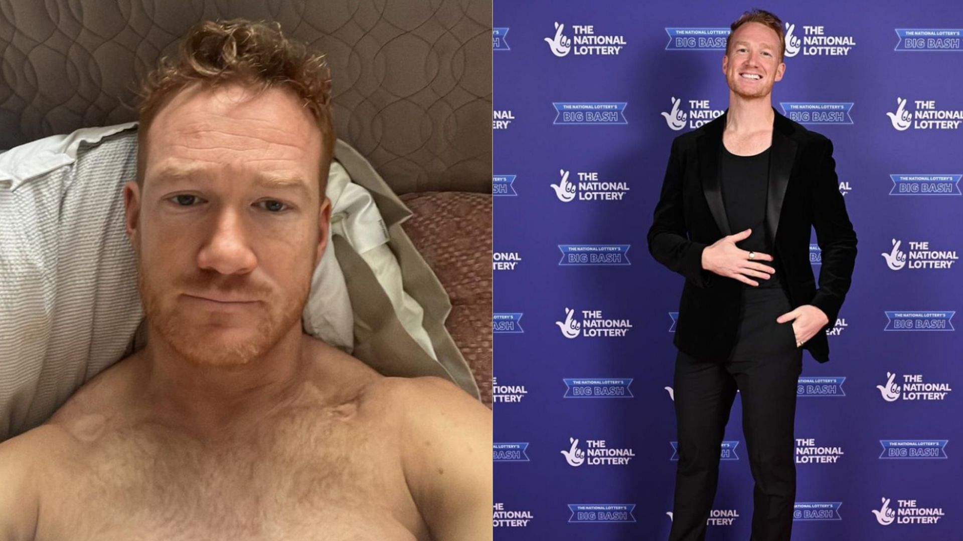 Greg Rutherford was rushed to hospital withdrawing from Dancing On Ice Finale (Image via Instagram/@gregjrutherford)