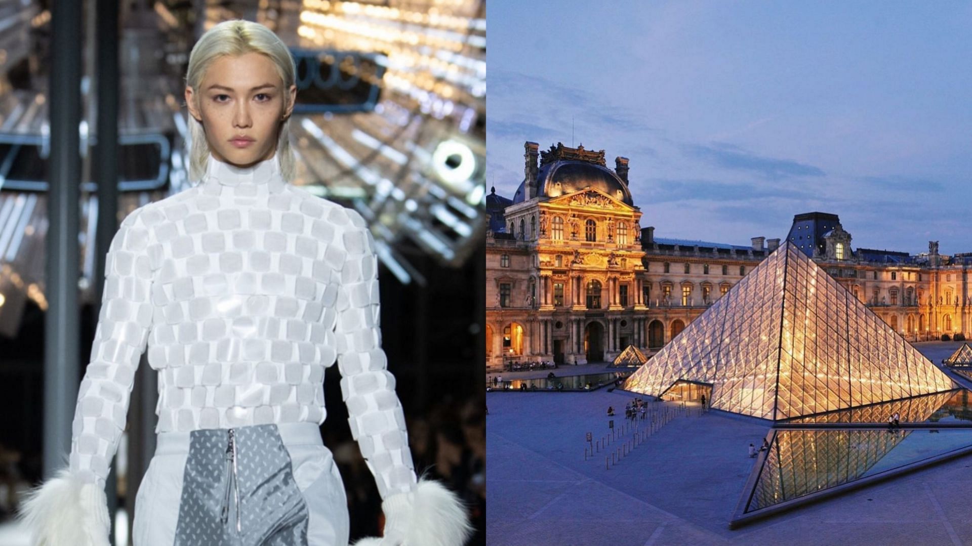 Fans enthralled as Stray Kids&rsquo; Felix reportedly spotted filming concents for Louis Vuitton at Louvre Museum in Paris (Images via Instagram/@louisvuitton/@museelouvre)