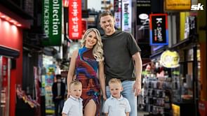 “We were all a little nervous” - Dodgers star Freddie Freeman’s wife shares clip of son Charlie navigating flight turbulence like a 'pro'