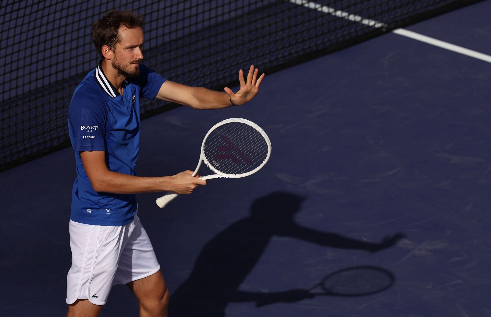 Daniil Medvedev at the BNP Paribas Open 2024