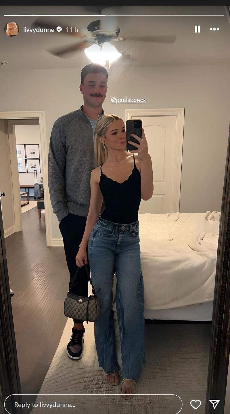 PHOTO: Olivia Dunne shares mirror selfie with boyfriend Paul Skenes ...