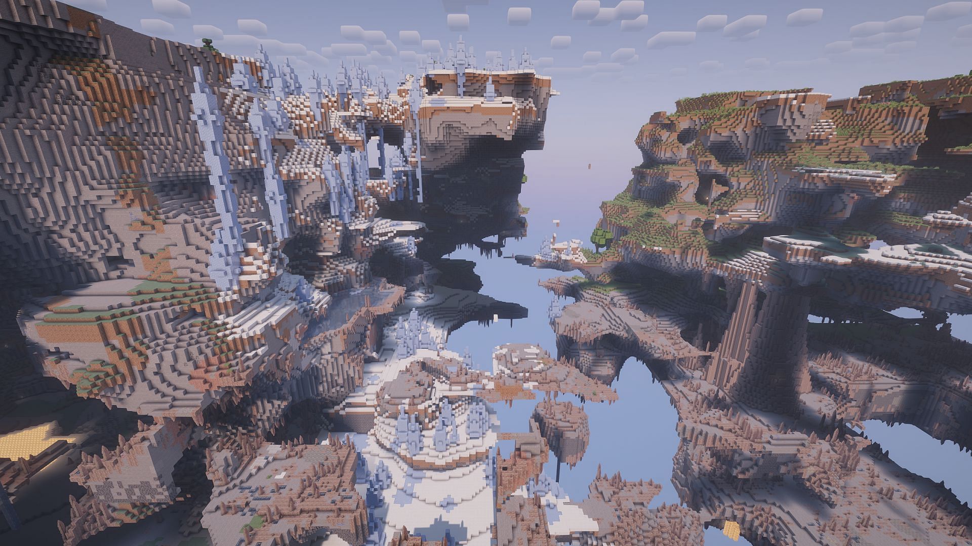 How to make a floating island world in Minecraft