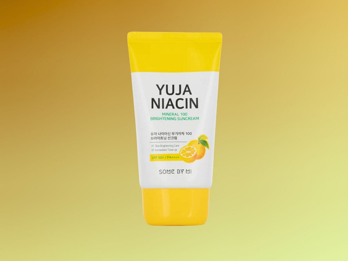 The Some By Mi Yuja Niacin Mineral sunscreen (Image via Essensy)