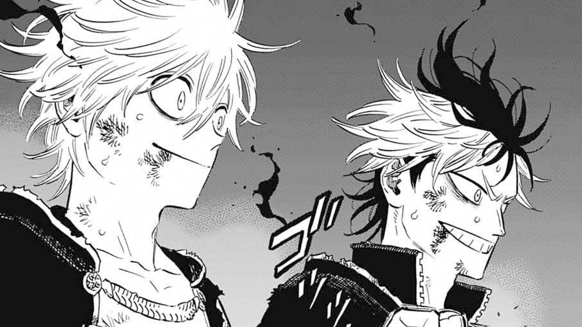 Luck and Magna as seen in Black Clover manga (Image via Shueisha)