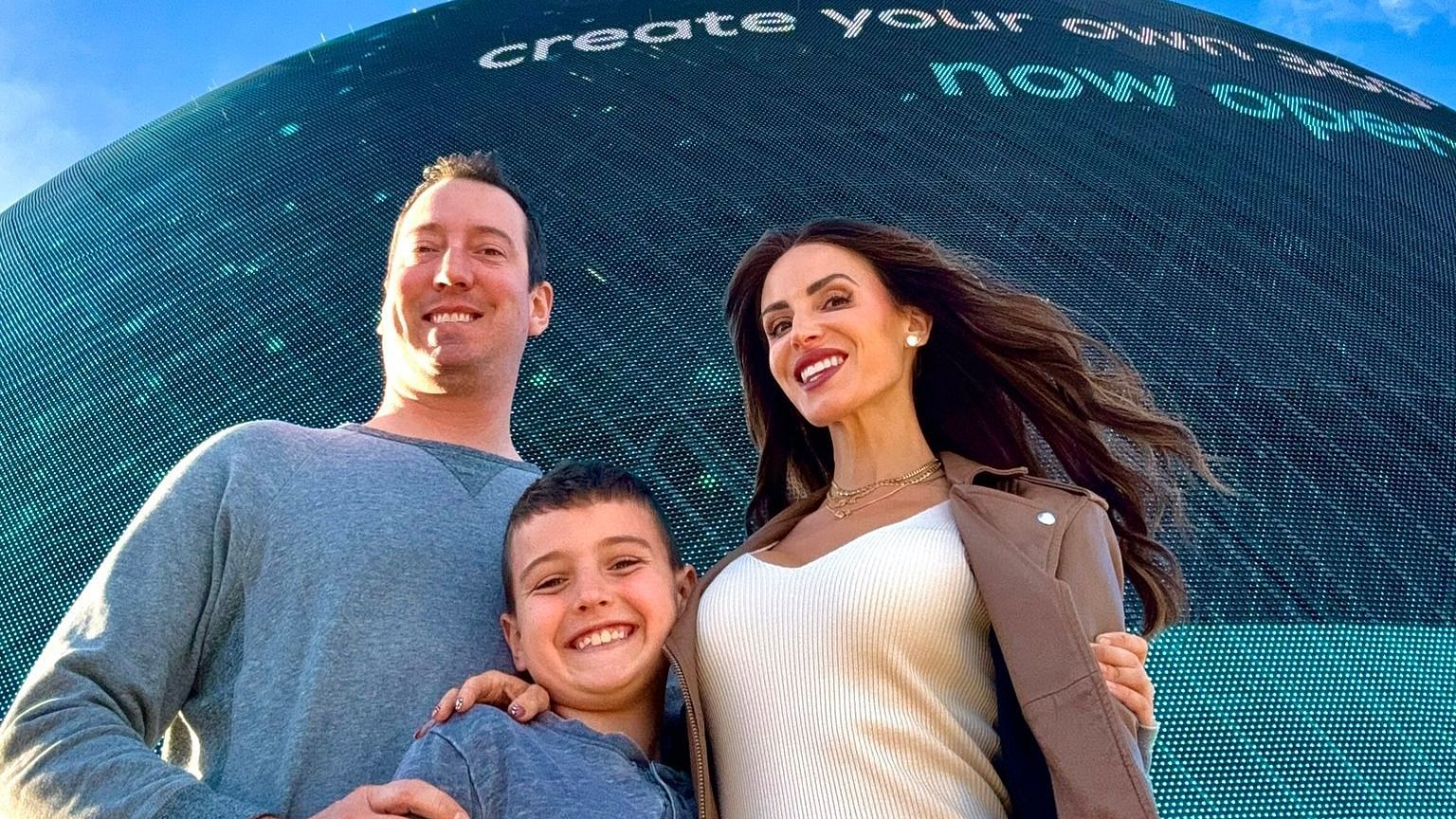 Kyle Busch and family visit The Sphere in Las Vegas ahead of NASCAR Cup Series race 