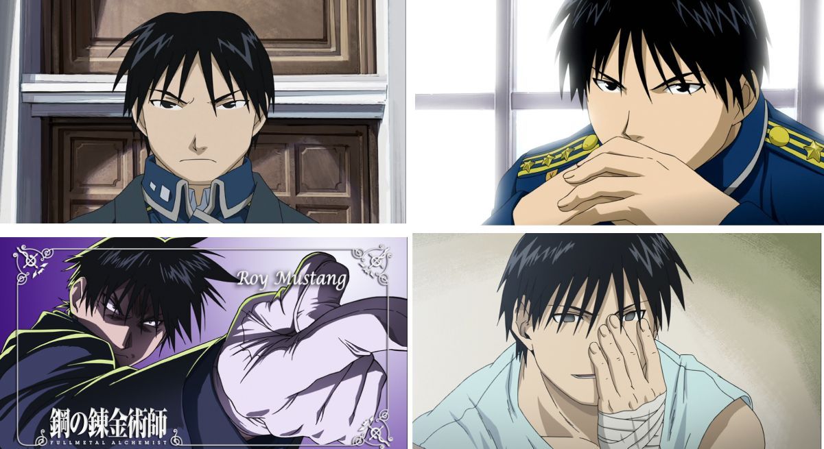 Roy Mustang throughout Fullmetal Alchemist: Brotherhood (Image via Studio Bones)