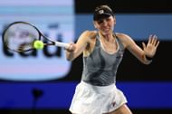 Ekaterina Alexandrova at the 2024 Miami Open.