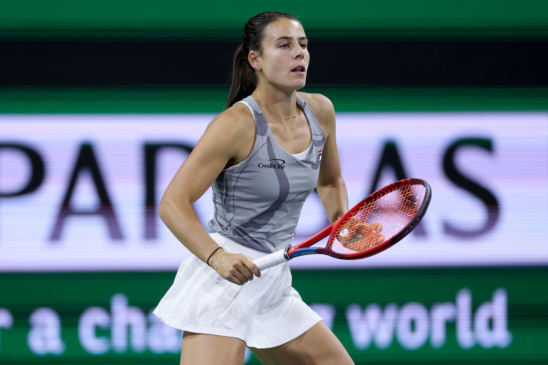 Emma Navarro at the 2024 BNP Paribas Open.