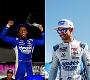 "He's such a good guy": Kyle Larson praises Rajah Caruth's work ethic following Truck Series driver's maiden win