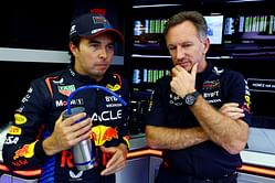 "I think he not only has my support, but I think the entire team is behind him": Sergio Perez comes out in support of Red Bull boss Christian Horner
