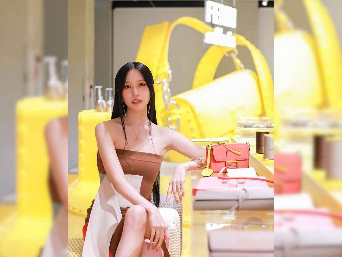 Twice Mina at Fendi event (Image via Instagram/Fendi)