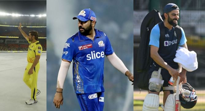 Comparing the IPL captaincy careers of MS Dhoni, Virat Kohli and Rohit Sharma