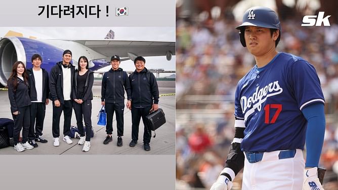 "Is that Shohei Ohtani’s wife?" - Dodgers superstar's Seoul-bound photo alongside mystery woman leaves fans guessing