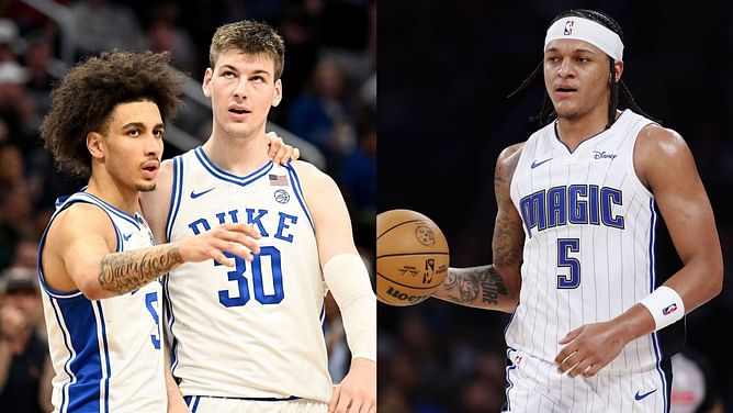 WATCH: Ex-Duke star Paolo Banchero sends Blue Devils Oakley Custom shades ahead of March Madness