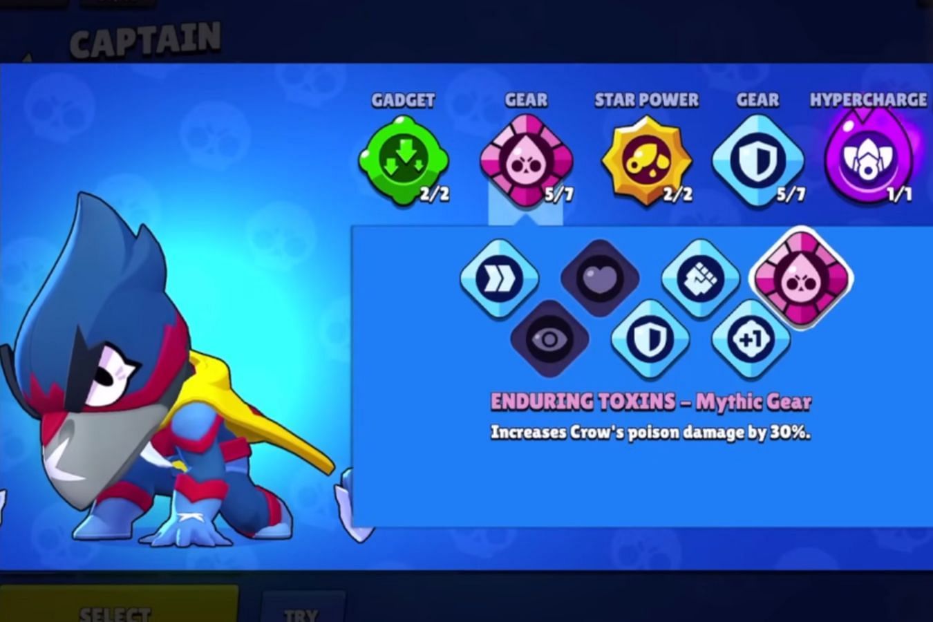 Enduring Toxins gear (Image via Supercell)