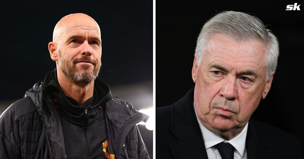 Erik ten Hag and Carlo Ancelotti