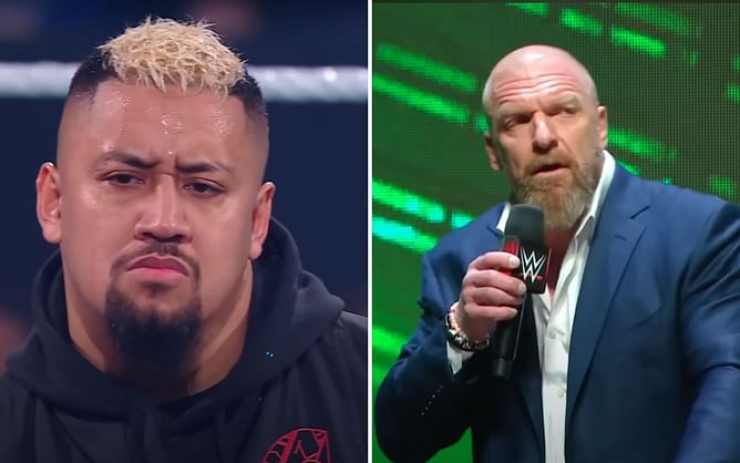 WATCH: Solo Sikoa breaks character in a rare instance to recreate iconic Triple H moment from 19 years ago