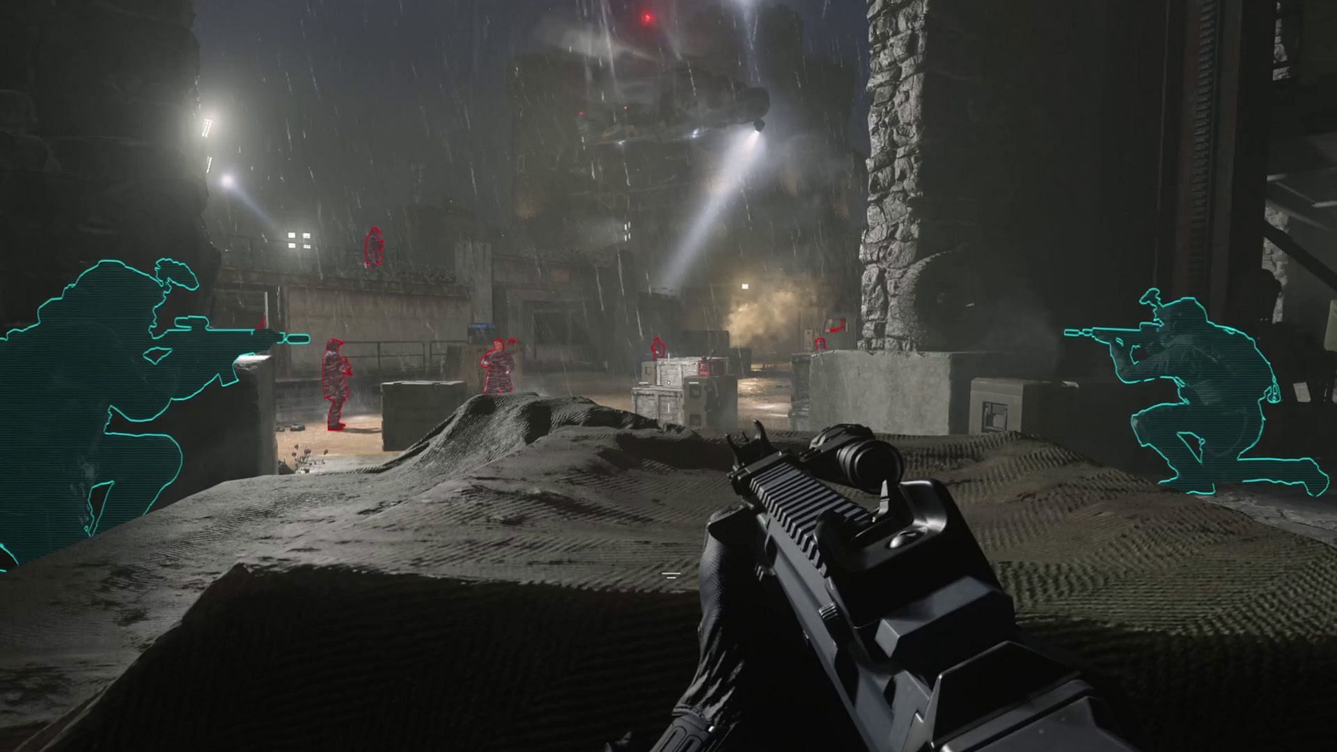 A player using ESP in Warzone and MW3