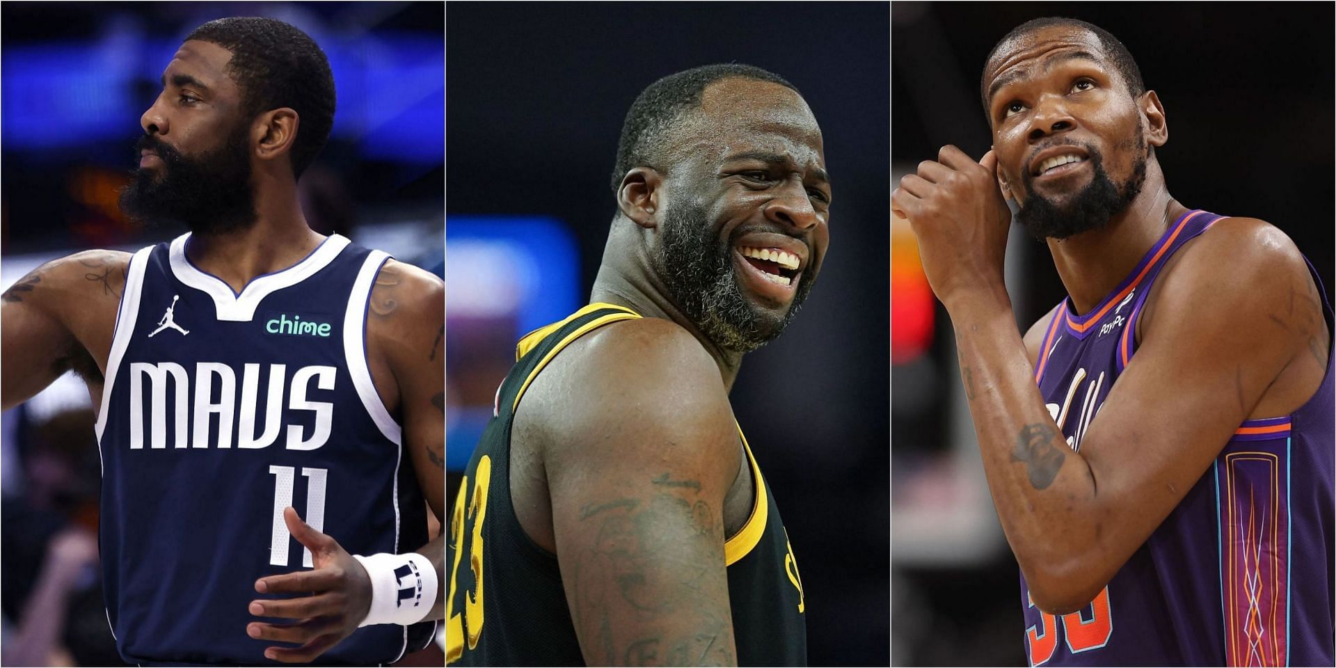 Draymond Green nudges Kevin Durant aside &amp; crowns Kyrie Irving