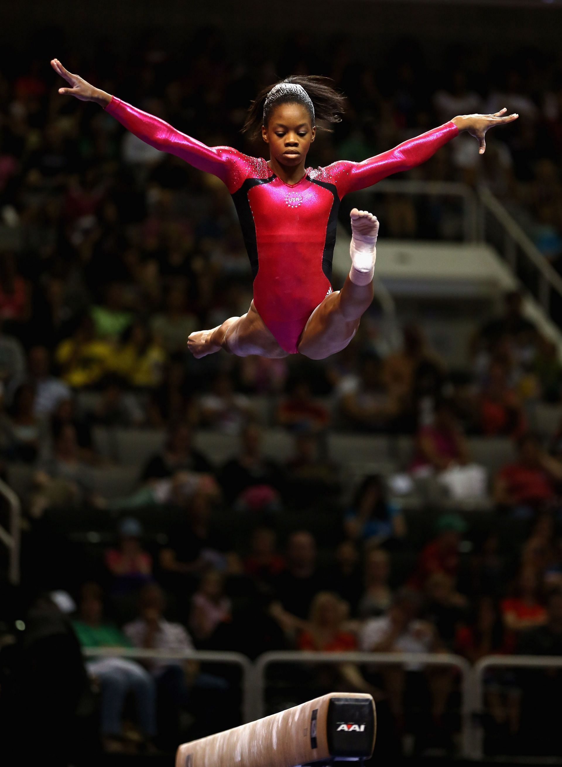Gabby Douglas at the 2012 U.S. Olympic Gymnastics Team Trials - Day 2