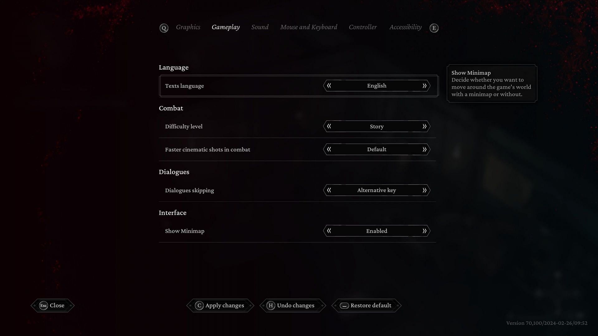 The difficulty options in The Thaumaturge can be changed at any time during normal gameplay (Image via 11 bit studios)