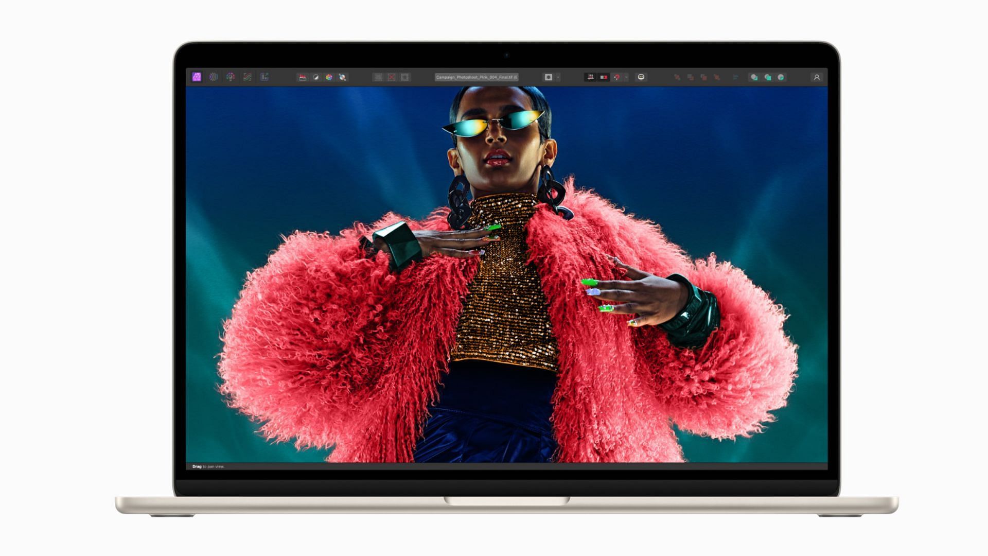 MacBook Air-M3 has improved display (Image via Apple)