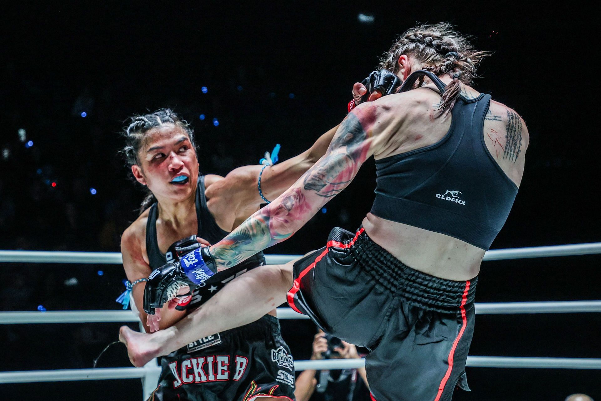 Jackie Buntan&#039;s missile-like punches constantly hit its target inside the Lumpinee Stadium.