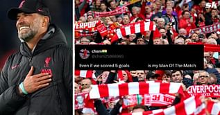 "Proving his worth again and again", "Stepped up massively" – Liverpool fans praise star's performance in 5-1 win over Sparta Prague