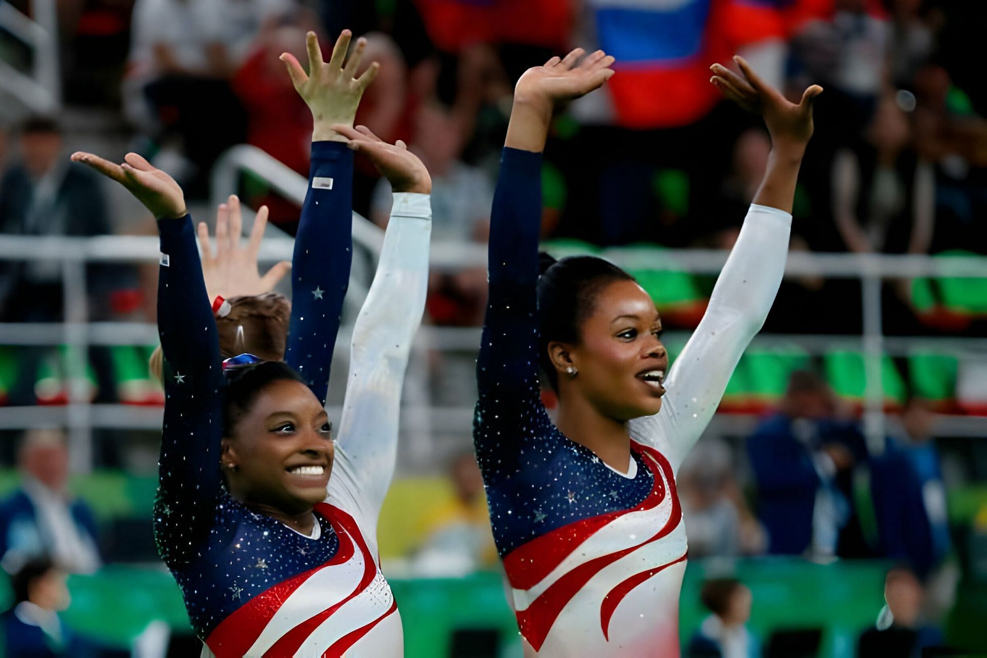 Simone Biles and Gabby Doulas are keen to represent US at the Paris Olympics.