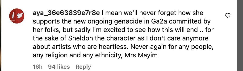 Fans reacting to Mayim Bialik&#039;s appearance in Season 7 finale. (Image via Instagram/@youngsheldoncbs)